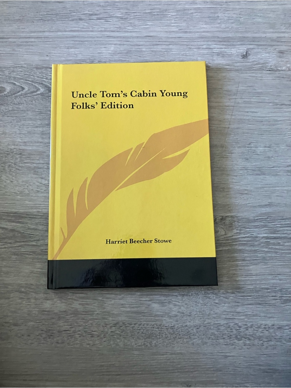 3/$15 Uncle Tom's Cabin Young Folks' Edition - Yellow Cover